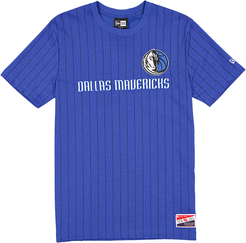 Dallas Mavericks Throwback Retro Pinstripe T-Shirt