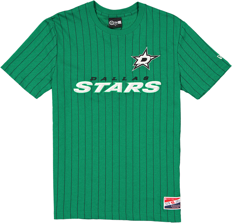 Dallas Stars Throwback Retro Pinstripe T-Shirt