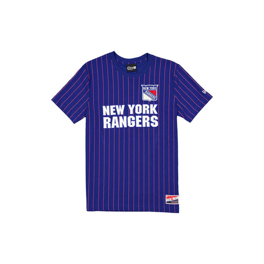 New York Rangers Throwback Retro Pinstripe T-Shirt - New Era Cap