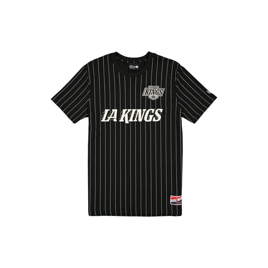 Los Angeles Kings Throwback Retro Pinstripe T-Shirt - New Era Cap