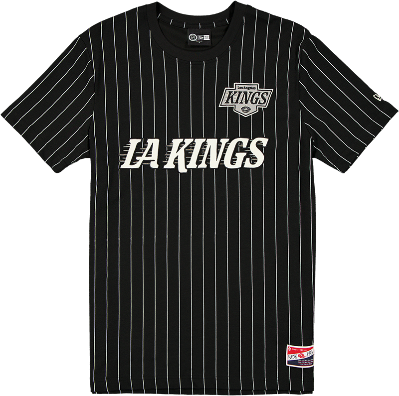 Los Angeles Kings Throwback Retro Pinstripe T-Shirt