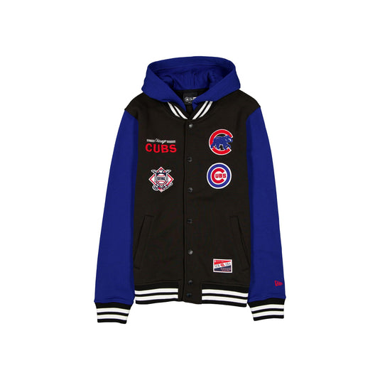 Chicago Cubs Throwback Black Jacket - New Era Cap