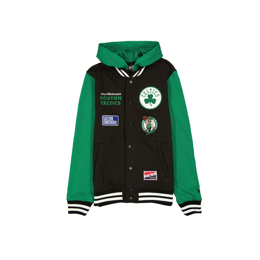 Boston Celtics Throwback Black Jacket - New Era Cap