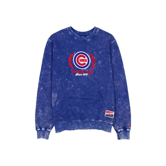 Chicago Cubs Throwback Washed Crewneck - New Era Cap