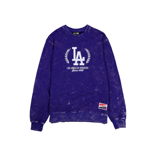 Los Angeles Dodgers Throwback Washed Crewneck - New Era Cap