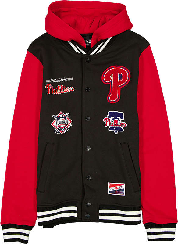 Philadelphia Phillies Throwback Black Jacket