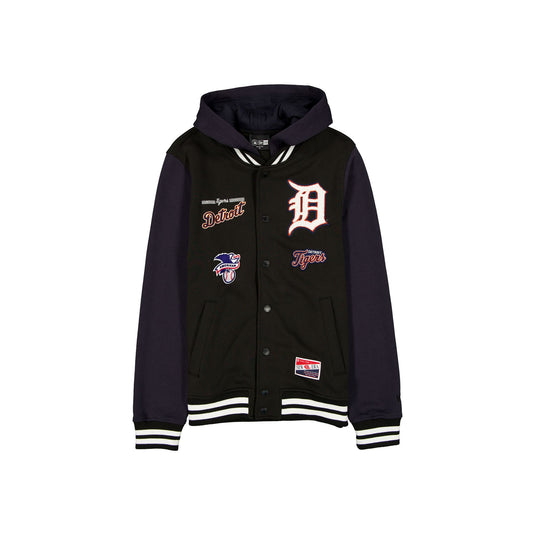Detroit Tigers Throwback Black Jacket - New Era Cap