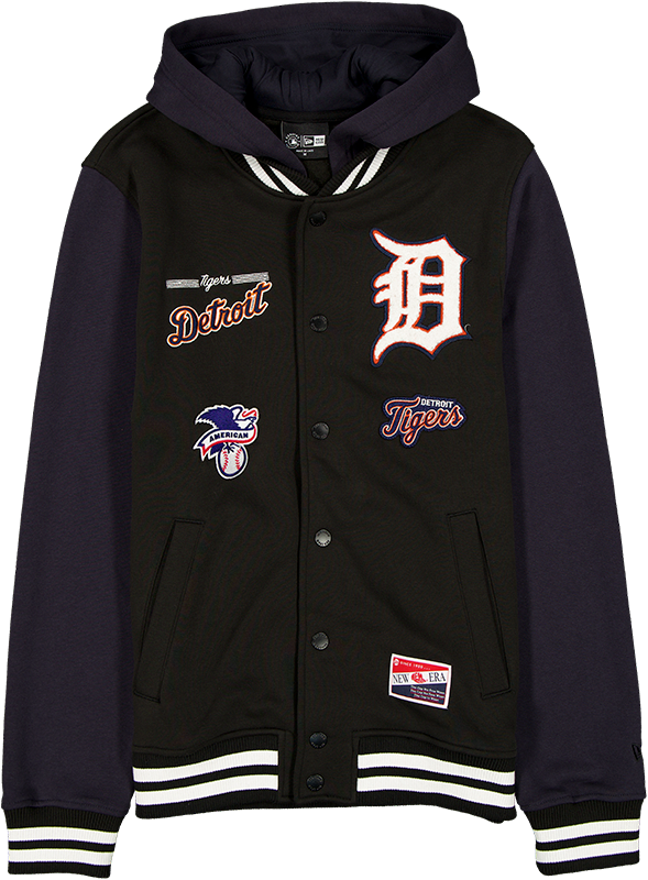 Detroit Tigers Throwback Black Jacket