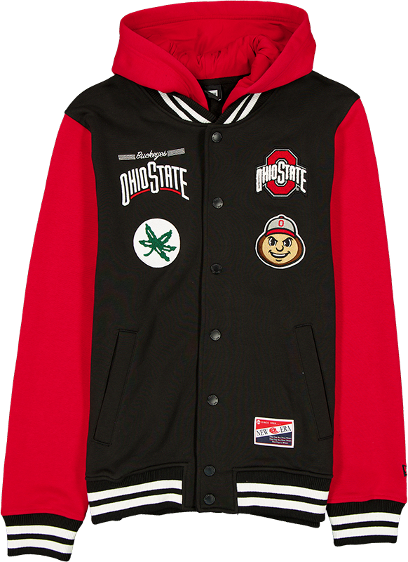 Ohio State Buckeyes Throwback Black Jacket