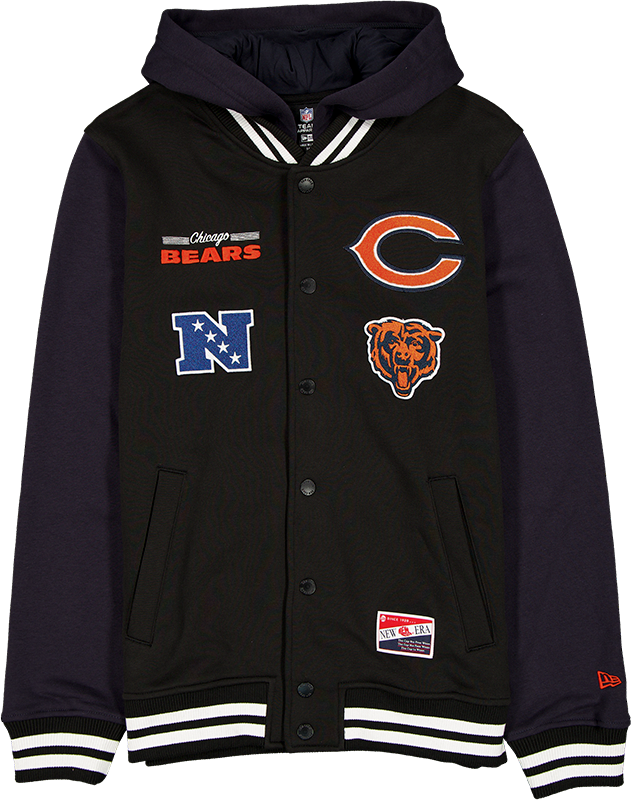 Chicago Bears Throwback Black Jacket