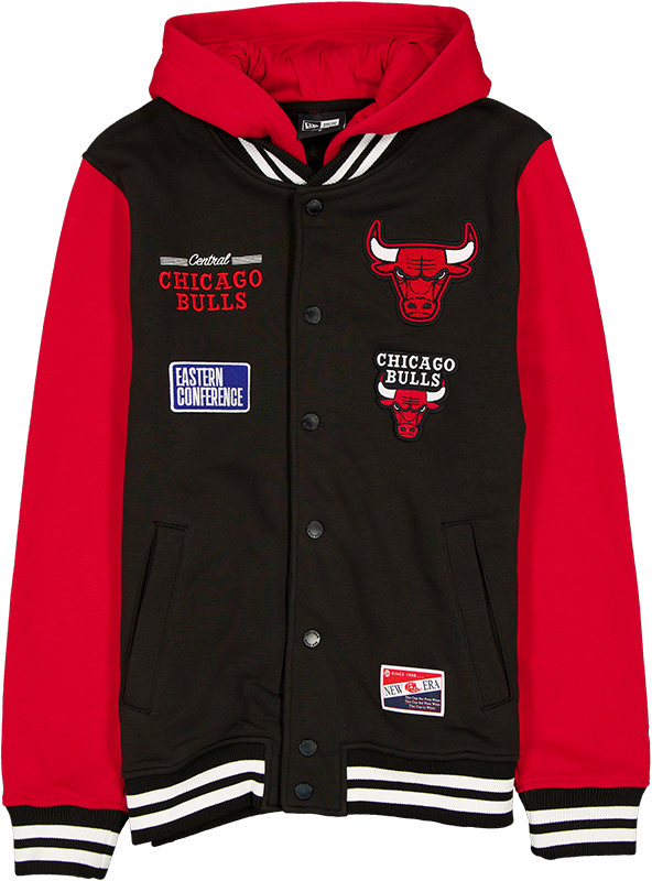 Chicago Bulls Throwback Black Jacket