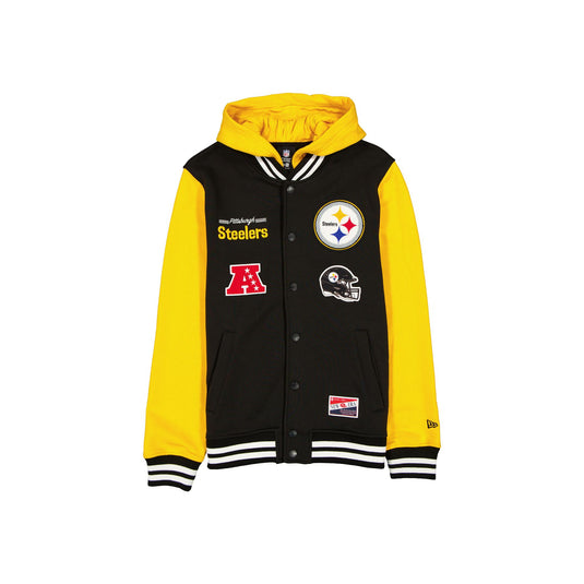 Pittsburgh Steelers Throwback Black Jacket - New Era Cap