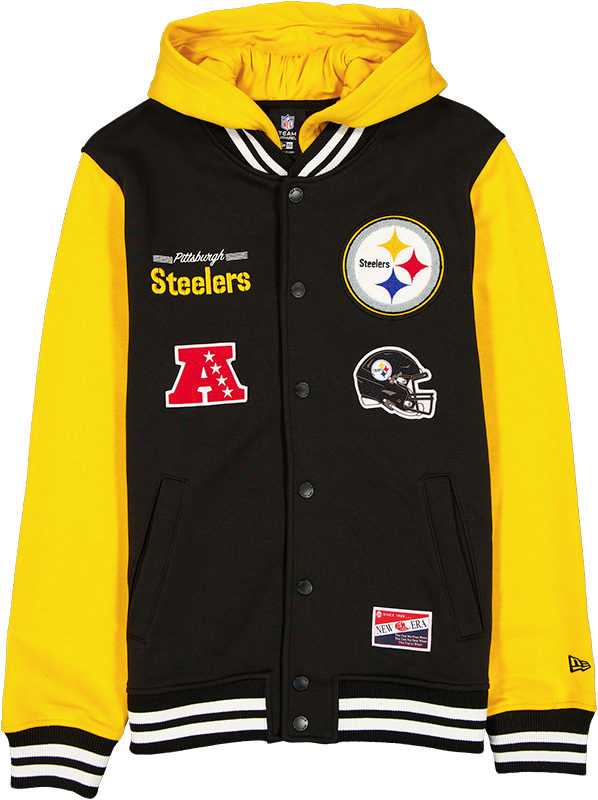 Pittsburgh Steelers Throwback Black Jacket