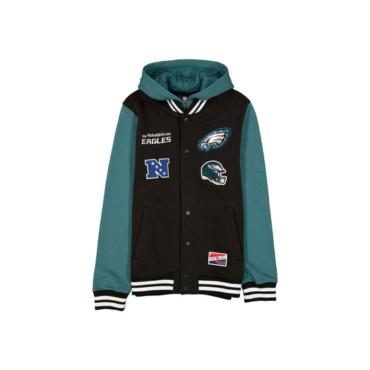 Philadelphia Eagles Throwback Black Jacket - New Era Cap