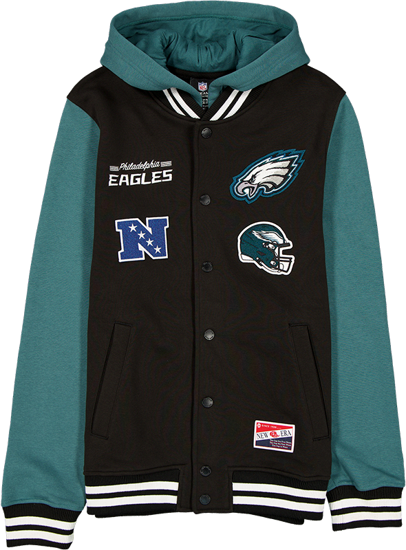 Philadelphia Eagles Throwback Black Jacket