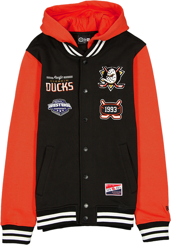 Anaheim Ducks Throwback Black Jacket