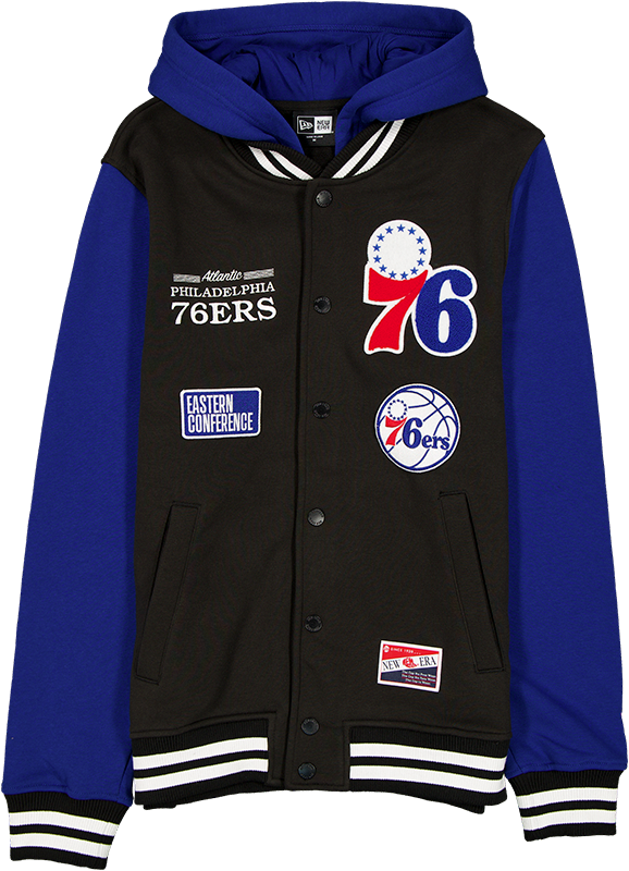 Philadelphia 76ers Throwback Black Jacket