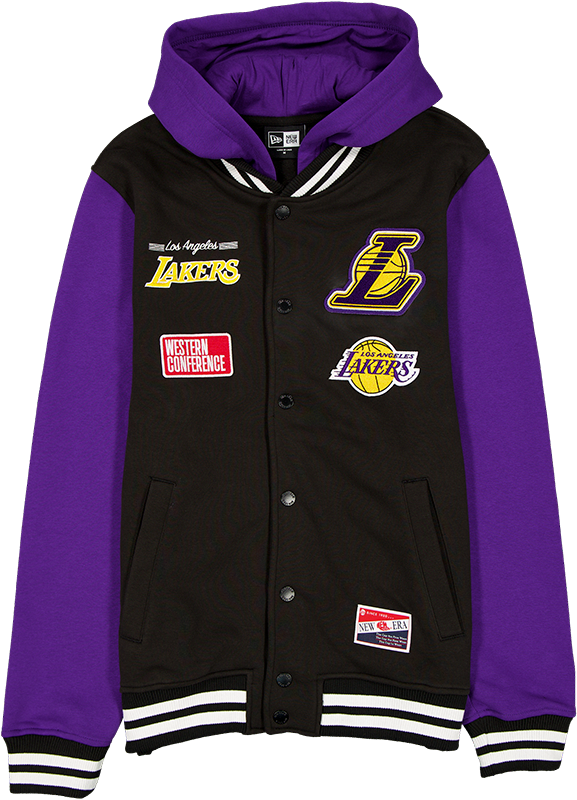 Los Angeles Lakers Throwback Black Jacket