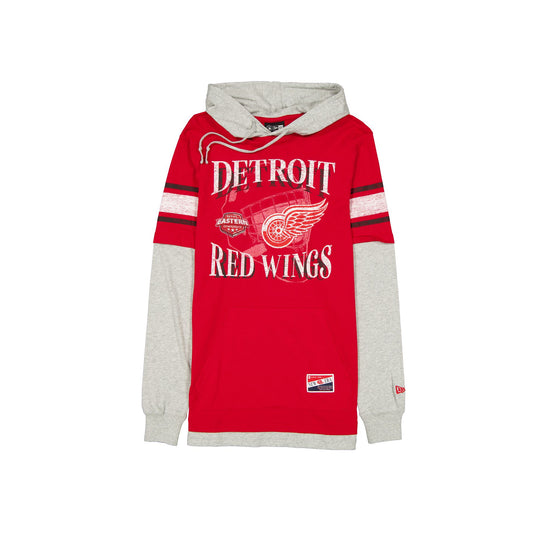 Detroit Red Wings Twofer Throwback Hoodie - New Era Cap