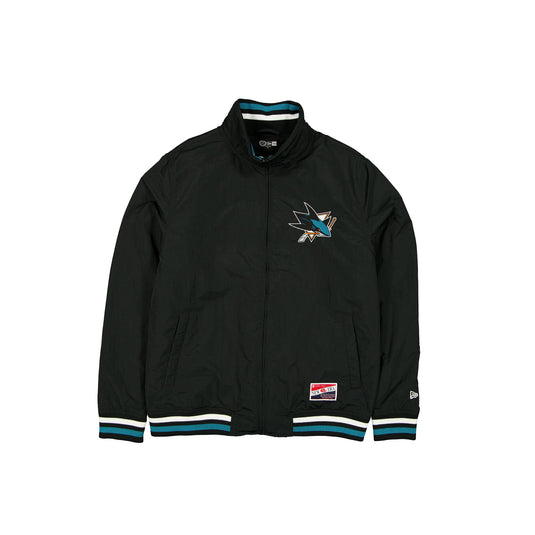 San Jose Sharks Throwback Nylon Jacket - New Era Cap