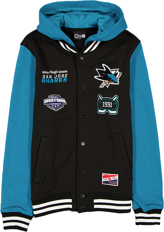 San Jose Sharks Throwback Black Jacket