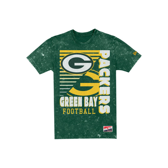 Green Bay Packers Throwback Washed T-Shirt - New Era Cap