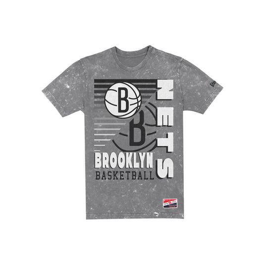 Brooklyn Nets Throwback Washed T-Shirt - New Era Cap