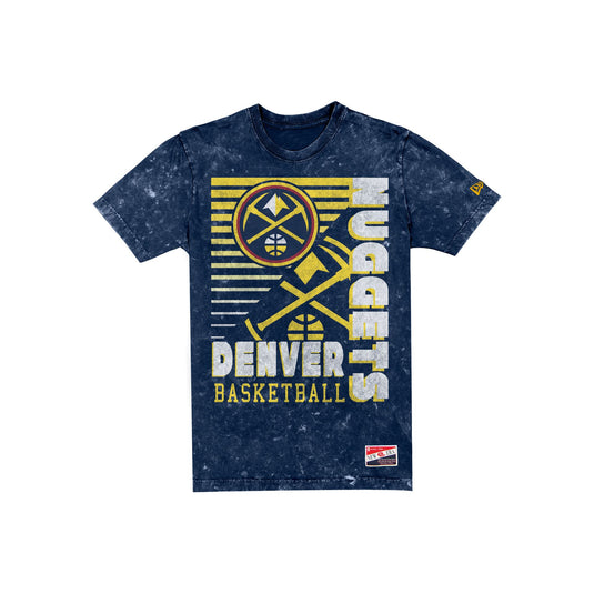 Denver Nuggets Throwback Washed T-Shirt - New Era Cap