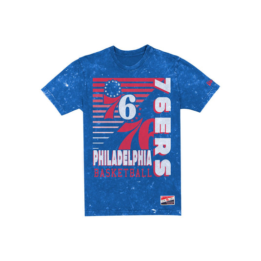Philadelphia 76ers Throwback Washed T-Shirt - New Era Cap
