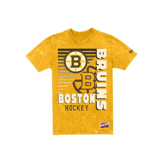 Boston Bruins Throwback Washed T-Shirt - New Era Cap