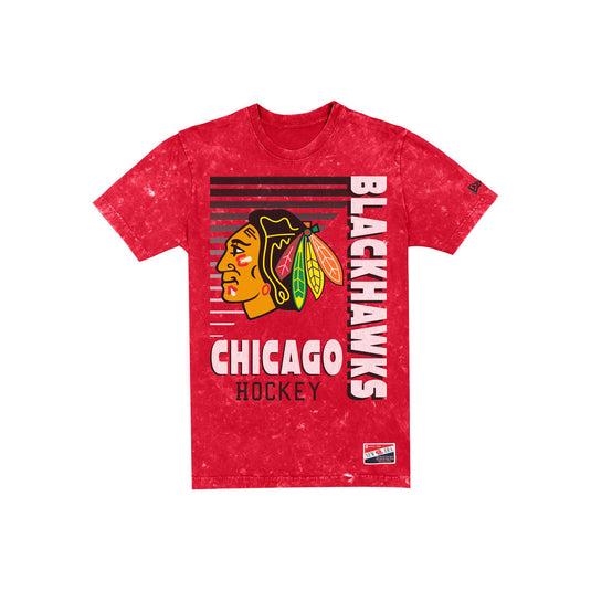 Chicago Blackhawks Throwback Washed T-Shirt - New Era Cap