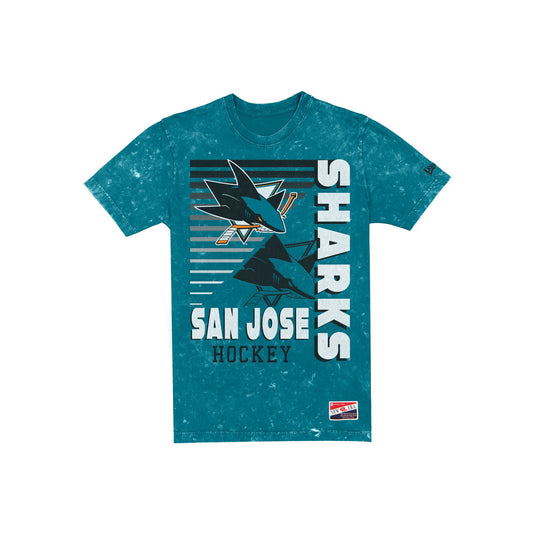 San Jose Sharks Throwback Washed T-Shirt - New Era Cap