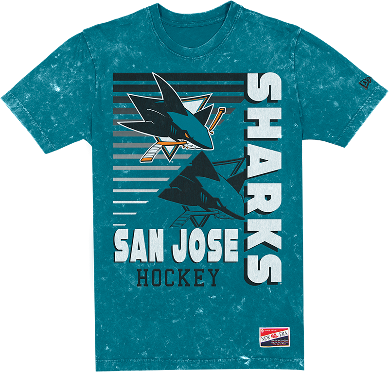 San Jose Sharks Throwback Washed T-Shirt