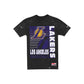 Los Angeles Lakers Throwback Washed Black T-Shirt