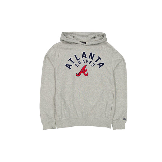 Atlanta Braves Sport Night Heather Gray Hoodie - New Era Cap