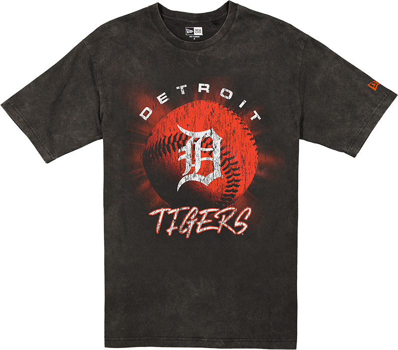 Detroit Tigers Sport Night Black T-Shirt