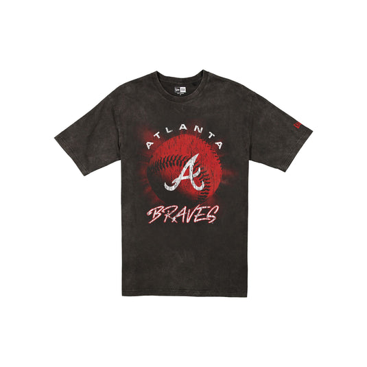 Atlanta Braves Sport Night Black T-Shirt - New Era Cap