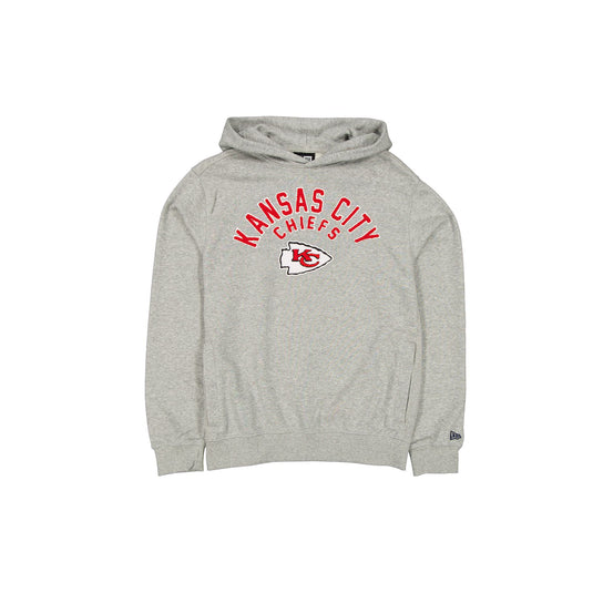 Kansas City Chiefs Sport Night Heather Gray Hoodie - New Era Cap