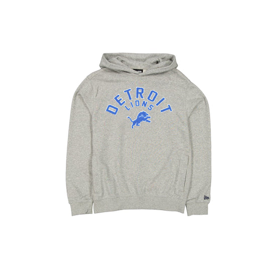 Detroit Lions Sport Night Heather Gray Hoodie - New Era Cap