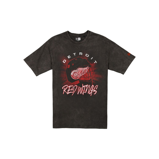 Detroit Red Wings Sport Night Black T-Shirt - New Era Cap
