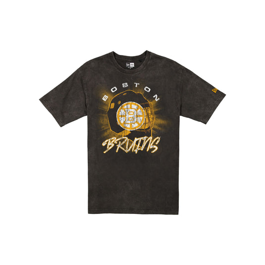 Boston Bruins Sport Night Black T-Shirt - New Era Cap