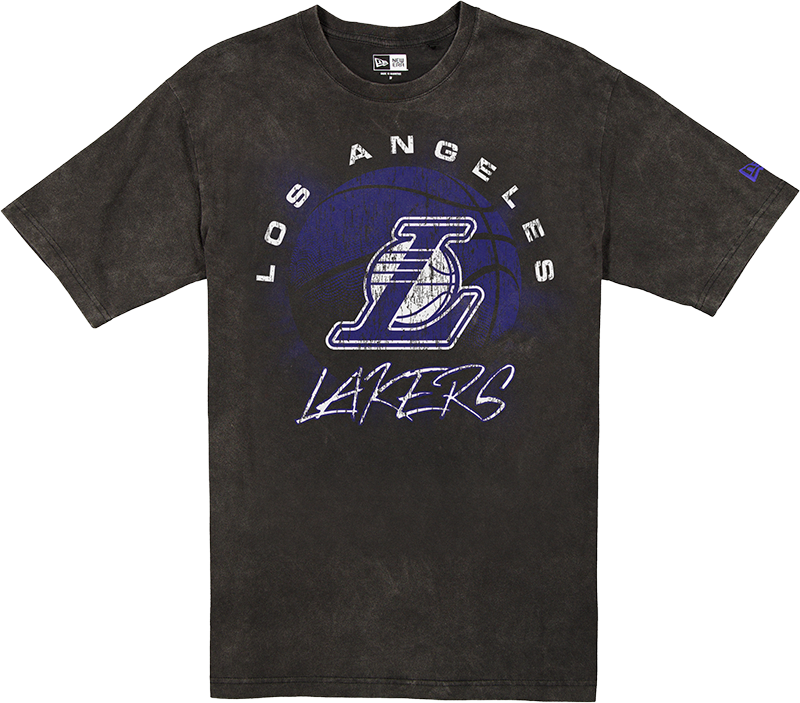 Los Angeles Lakers Sport Night Black T-Shirt
