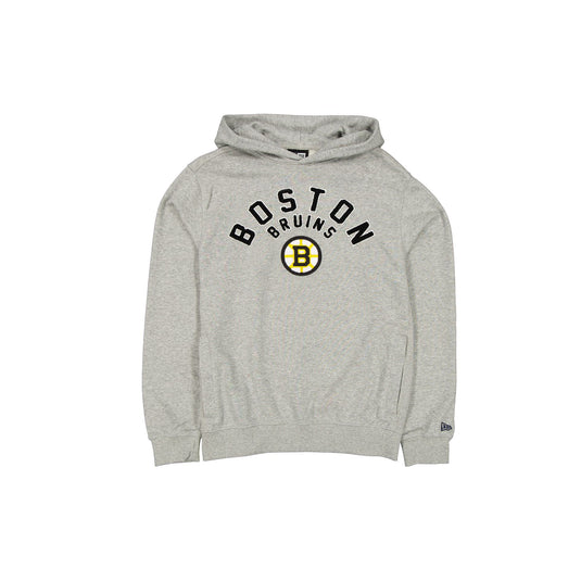 Boston Bruins Sport Night Heather Gray Hoodie - New Era Cap