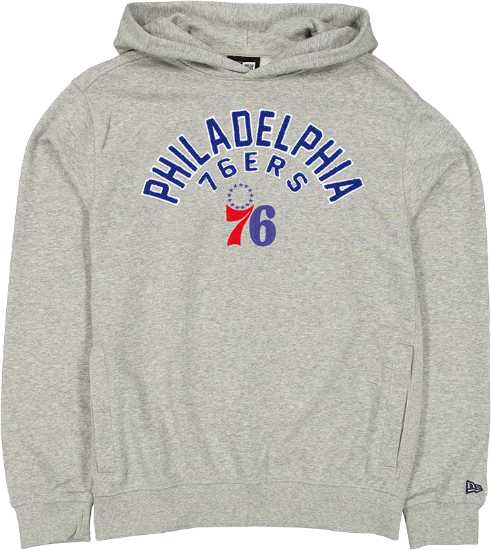 Philadelphia 76ers Sport Night Heather Gray Hoodie