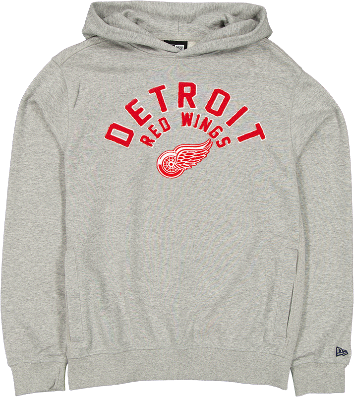 Detroit Red Wings Sport Night Heather Gray Hoodie