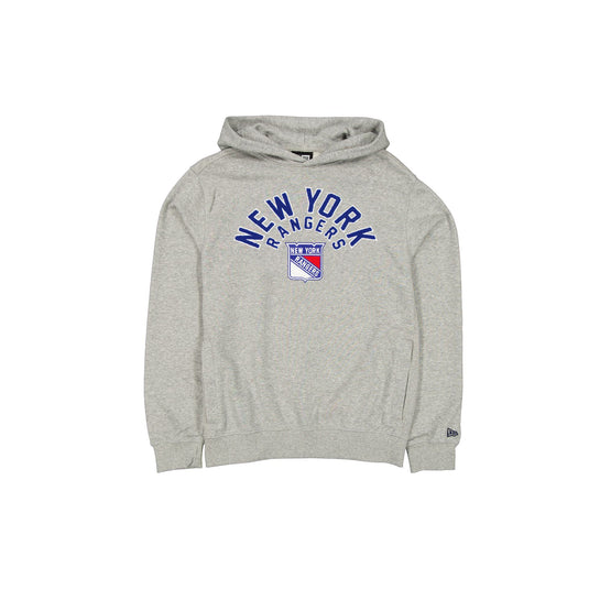 New York Rangers Sport Night Heather Gray Hoodie - New Era Cap