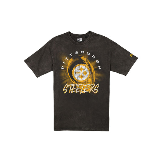 Pittsburgh Steelers Sport Night Black T-Shirt - New Era Cap