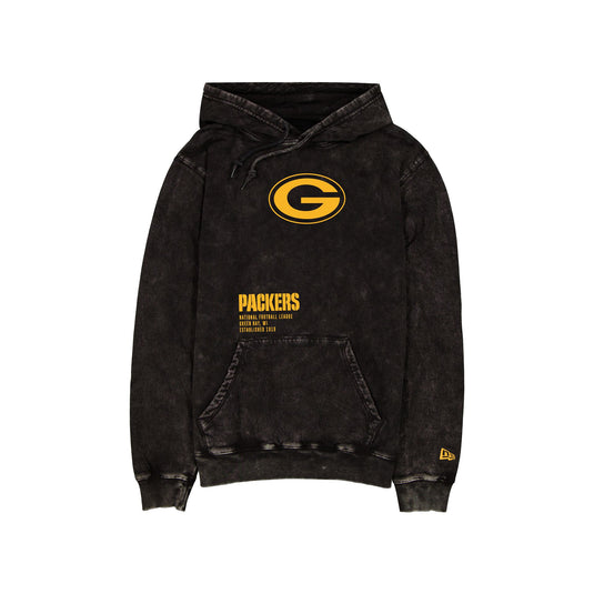 Green Bay Packers Sport Night Black Hoodie - New Era Cap