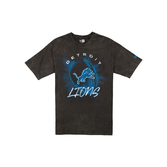 Detroit Lions Sport Night Black T-Shirt - New Era Cap