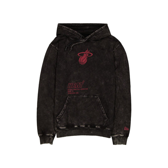Miami Heat Sport Night Black Hoodie - New Era Cap